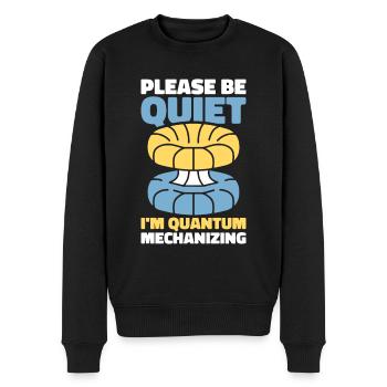 Physics Phyker Funny Quantum Physics - Men's Premium Organic Jumper - black - Front - Nico (187cm)