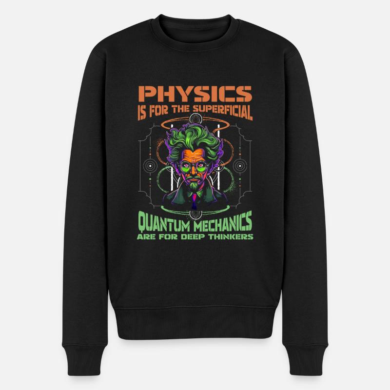 Physics Phyker Cool Quantum Physics - Men's Premium Organic Jumper - black