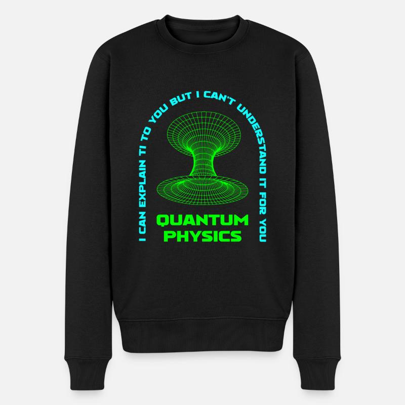 Physique Physiciens Physique quantique - Pull Premium bio Homme - noir