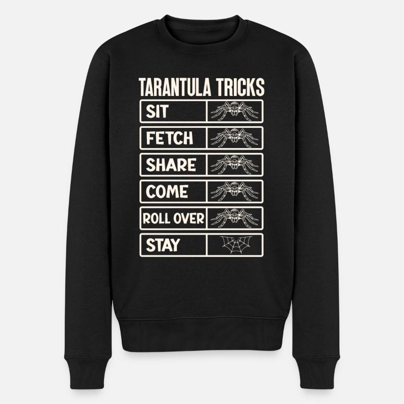 Tarentule éleveur araignée propriétaire tarentule - Pull Premium bio Homme - noir