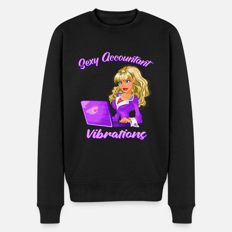 Comptable Conseiller fiscal Vibrations - Pull Premium bio Homme - noir
