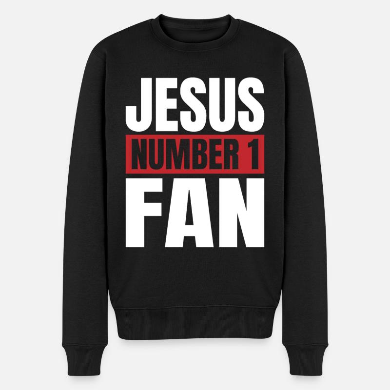 Christ Christianisme Cool - Pull Premium bio Homme - noir