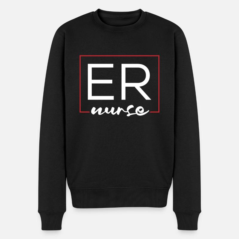 Infirmière d’urgence - Pull Premium bio Homme - noir