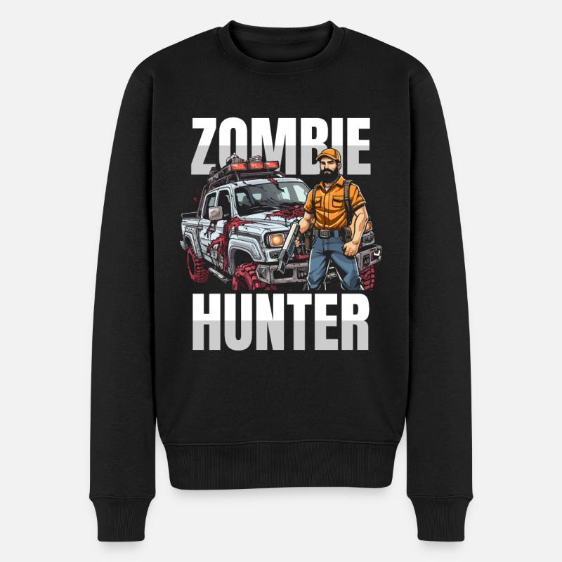 Zombie Halloween Hunter - Pull Premium bio Homme - noir