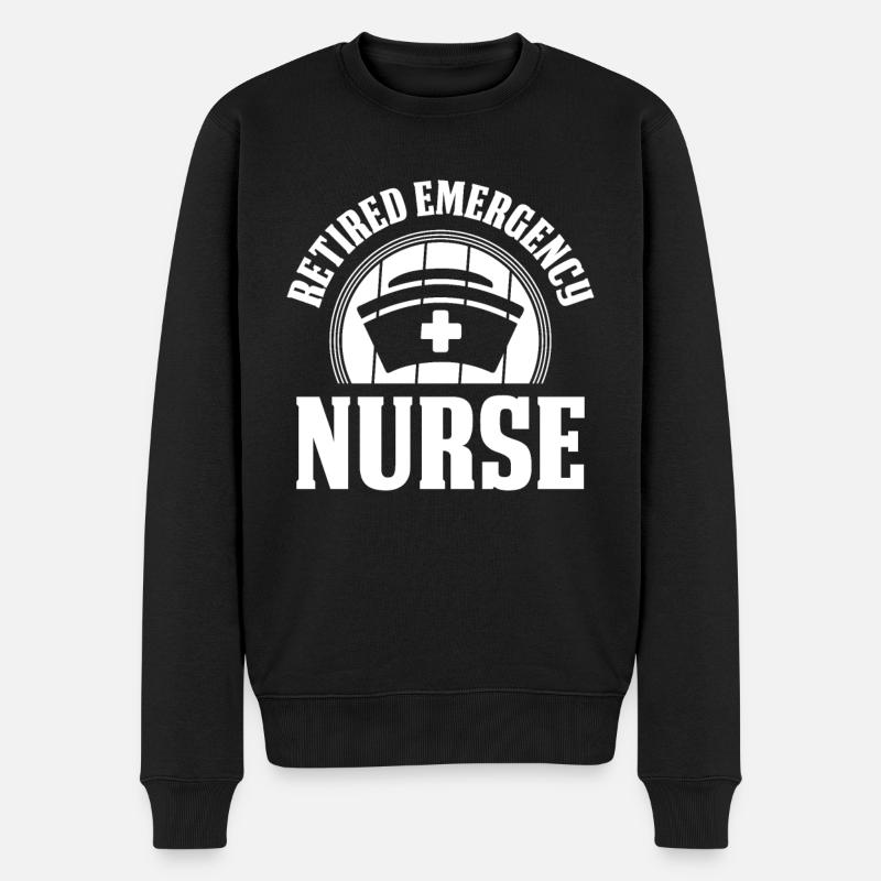 Infirmière à la retraite - Pull Premium bio Homme - noir