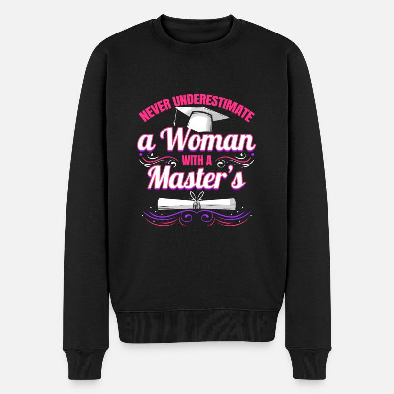 Master Party Woman Master Université - Pull Premium bio Homme - noir