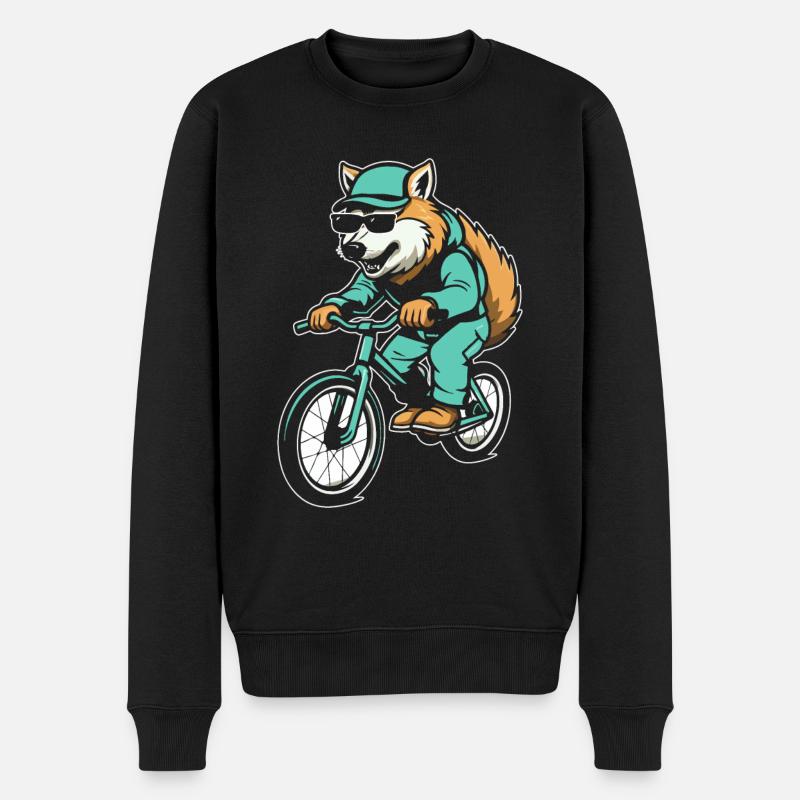 Wolf Cyclisme - Pull Premium bio Homme - noir