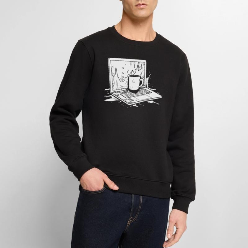 Entwickler Coder Programmierer Kaffee Männer Premium Bio Pullover