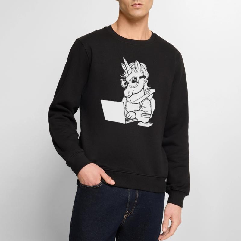 Entwickler Coder Programmierer Kaffee Männer Premium Bio Pullover