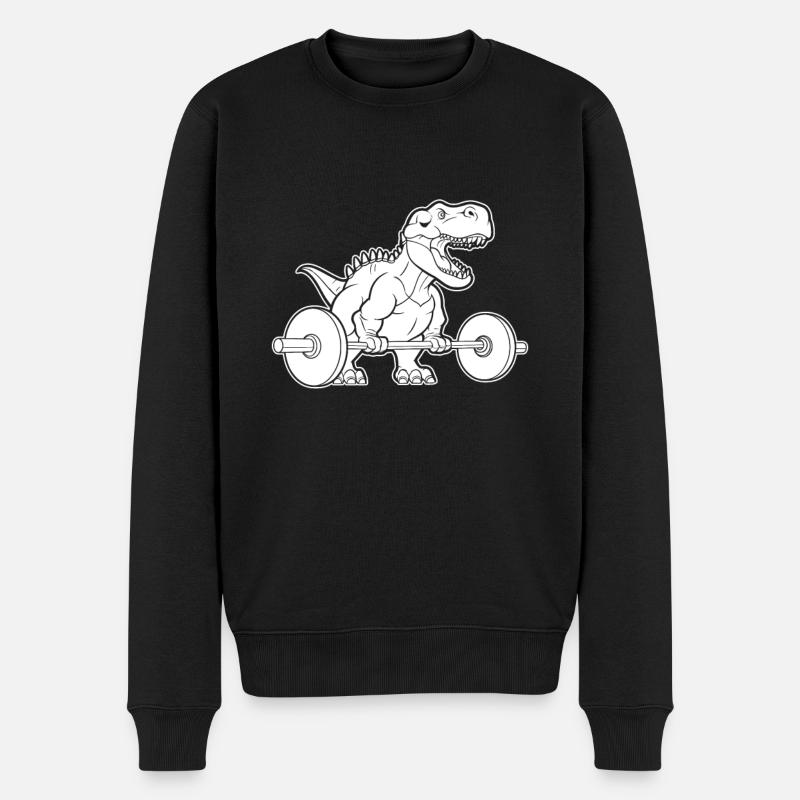 Trex T Rex Dino - Pull Premium bio Homme - noir