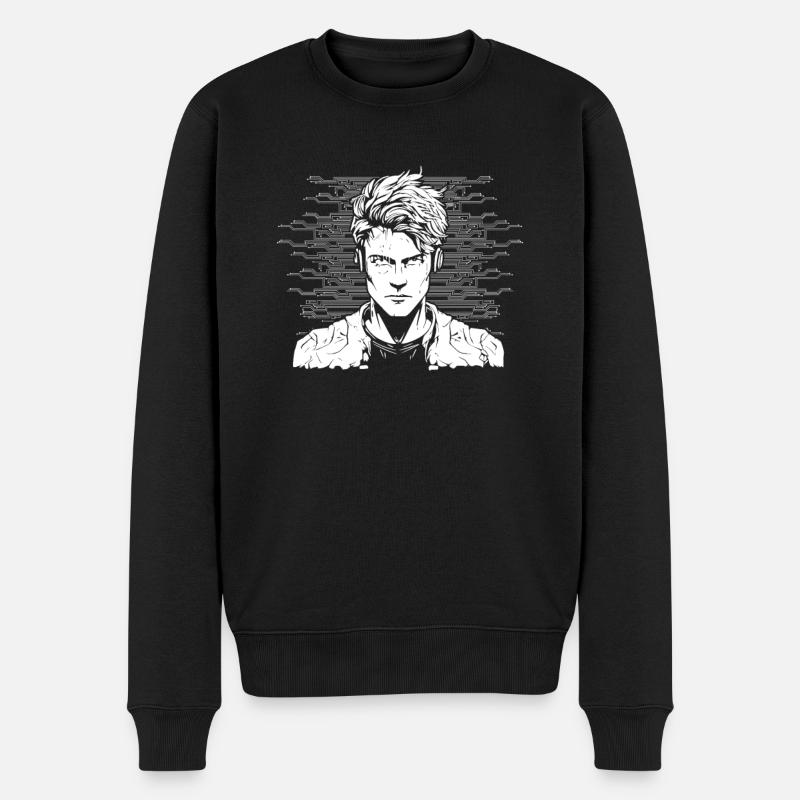 Développeur, Codeur, Programmeur - Pull Premium bio Homme - noir