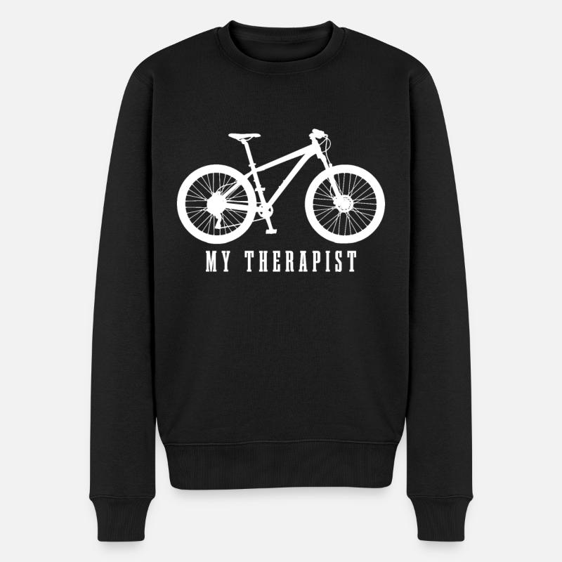 Cadeau VTT VTT biker - Pull Premium bio Homme - noir