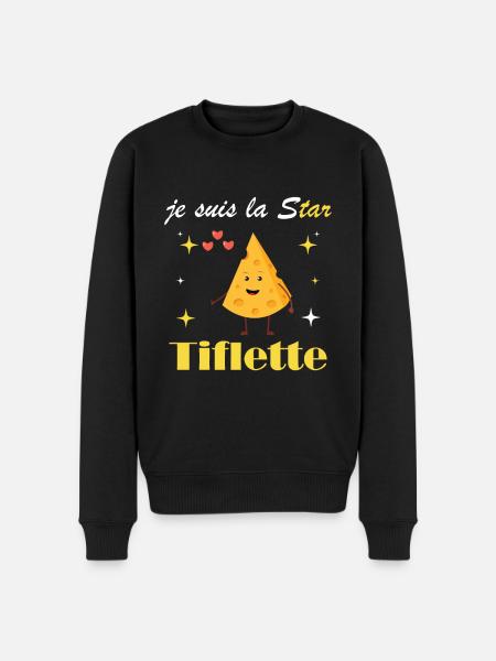 I'm the tiflette star - Men's Premium Organic Jumper - black