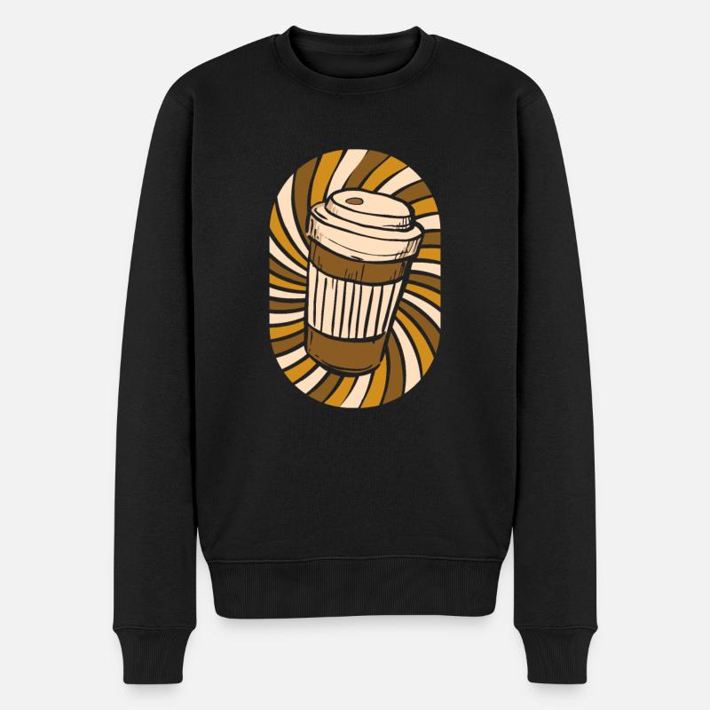 Café Café - Pull Premium bio Homme - noir