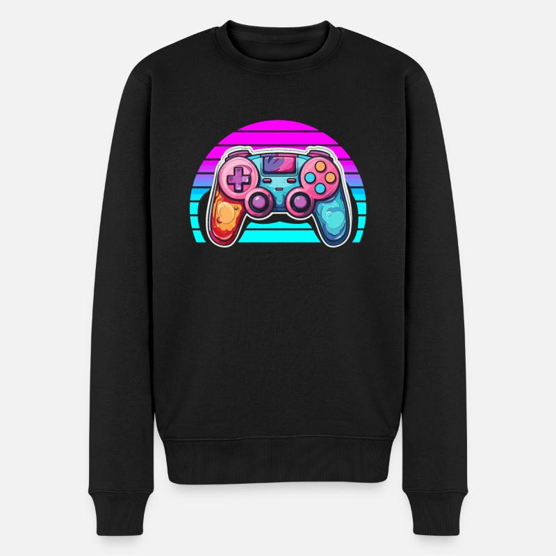 Gamer Gaming - Pull Premium bio Homme - noir
