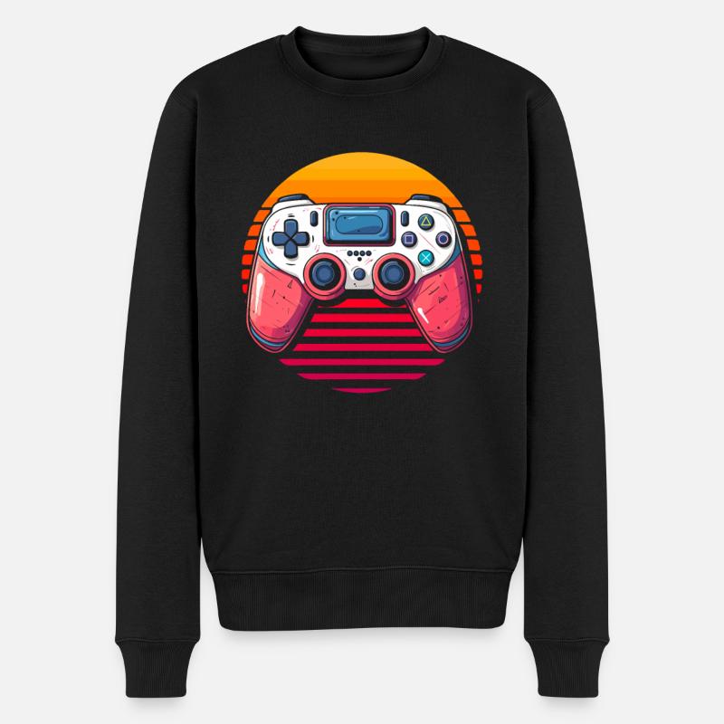 Gamer Gaming - Pull Premium bio Homme - noir