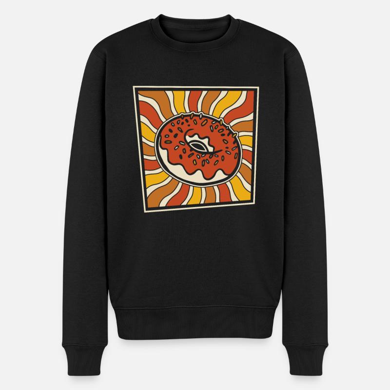 Beignet - Pull Premium bio Homme - noir