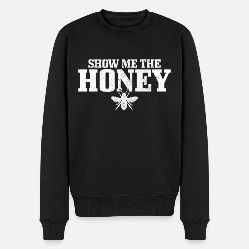 Abeilles cadeau d’apiculteur - Pull Premium bio Homme - noir