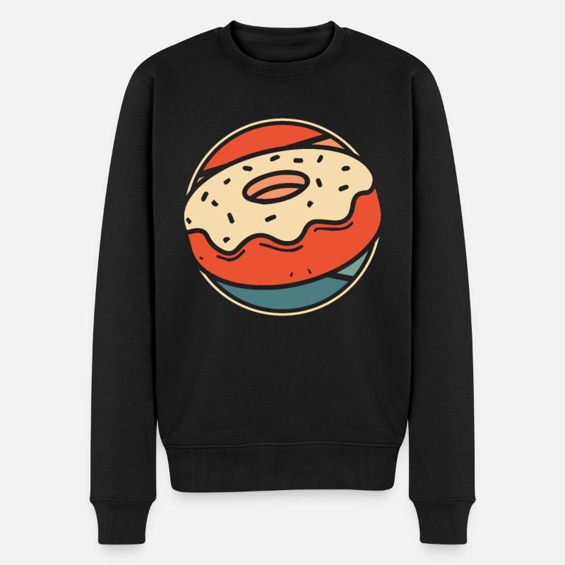 Beignet - Pull Premium bio Homme - noir