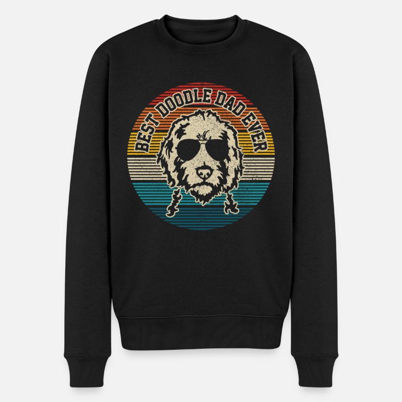 Goldendoodle chien le cadeau Dood - Pull Premium bio Homme - noir
