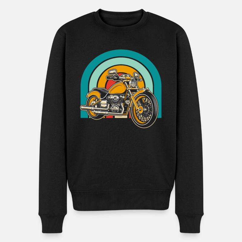 Moto Motard Motard - Pull Premium bio Homme - noir