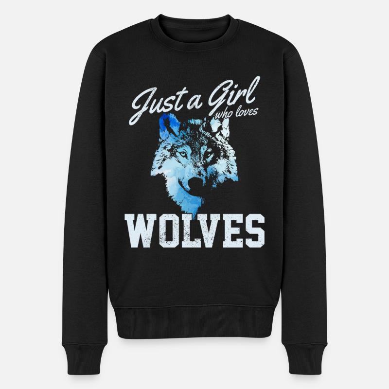 Cadeau de loup - Pull Premium bio Homme - noir