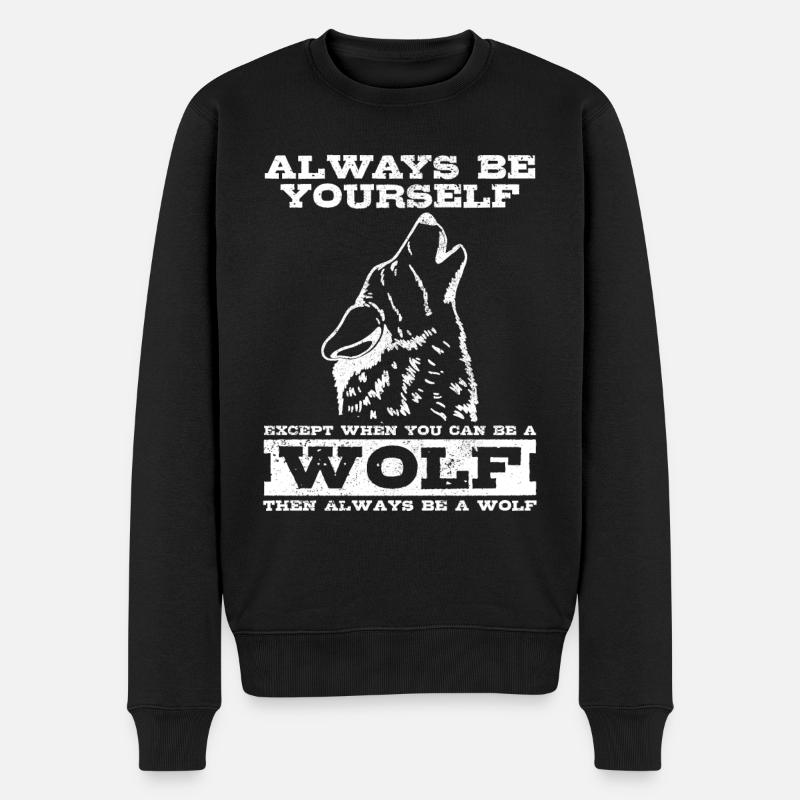 Cadeau de loup - Pull Premium bio Homme - noir