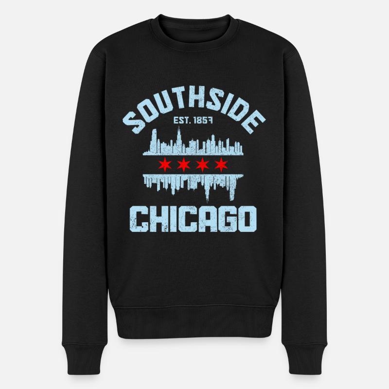Southside Chicago, Illinois - Pull Premium bio Homme - noir