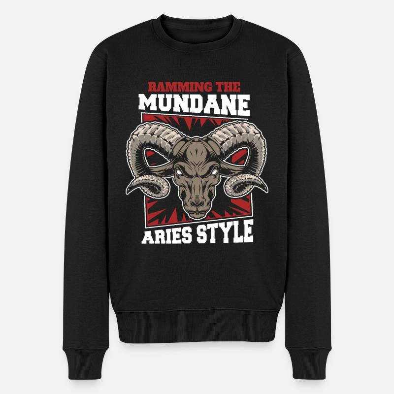 Bélier - Pull Premium bio Homme - noir