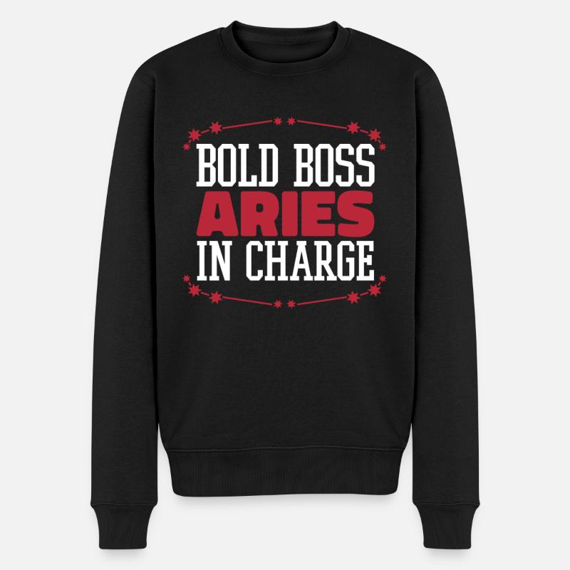 Zodiaque Bélier - Pull Premium bio Homme - noir
