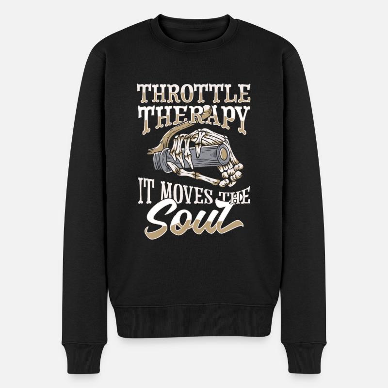 Moto Motard Motard - Pull Premium bio Homme - noir
