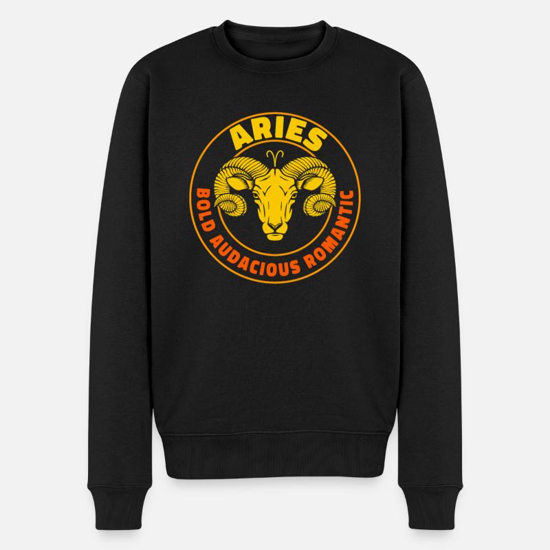 Caractéristiques du zodiaque Bélier - Pull Premium bio Homme - noir