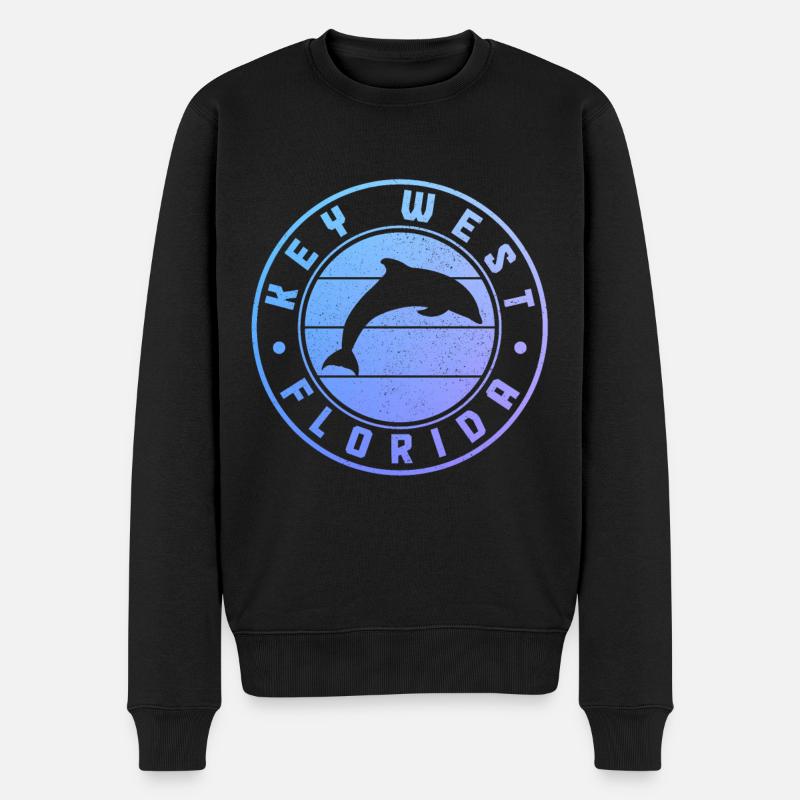 Key West Florida Souvenir USA - Männer Premium Bio Pullover - Schwarz