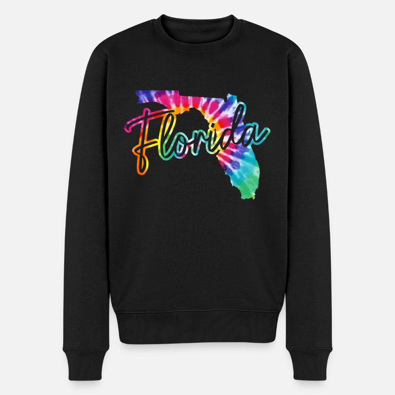 Floride Souvenir États-Unis Amérique - Pull Premium bio Homme - noir