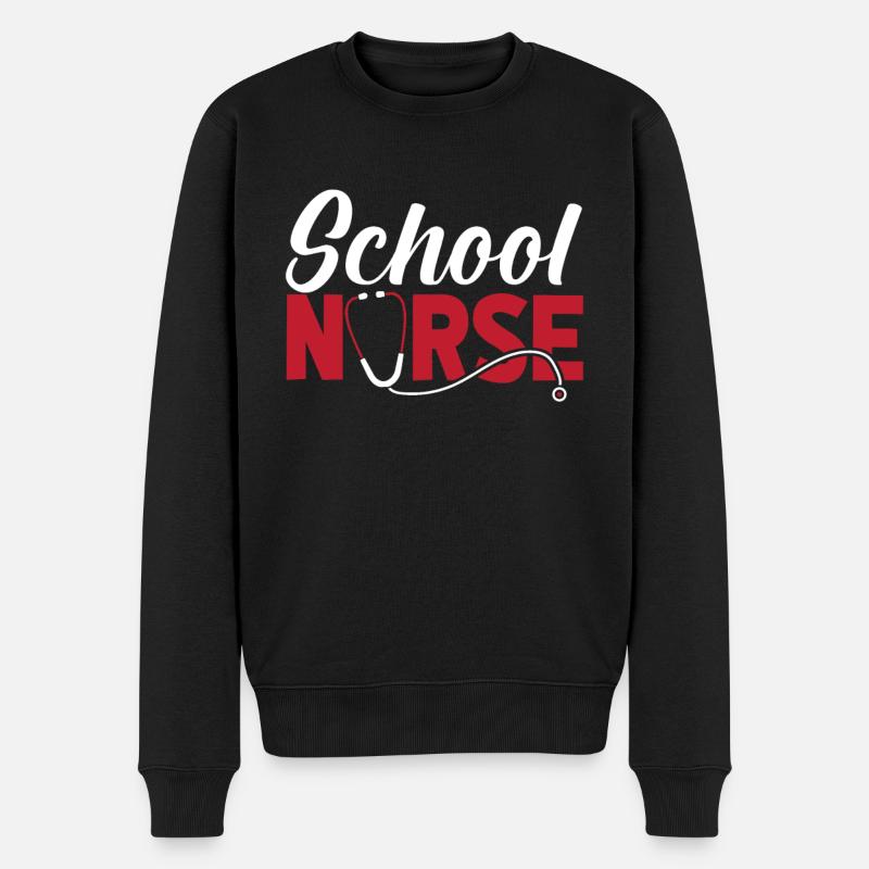 Infirmière enseignante Infirmière scolaire - Pull Premium bio Homme - noir