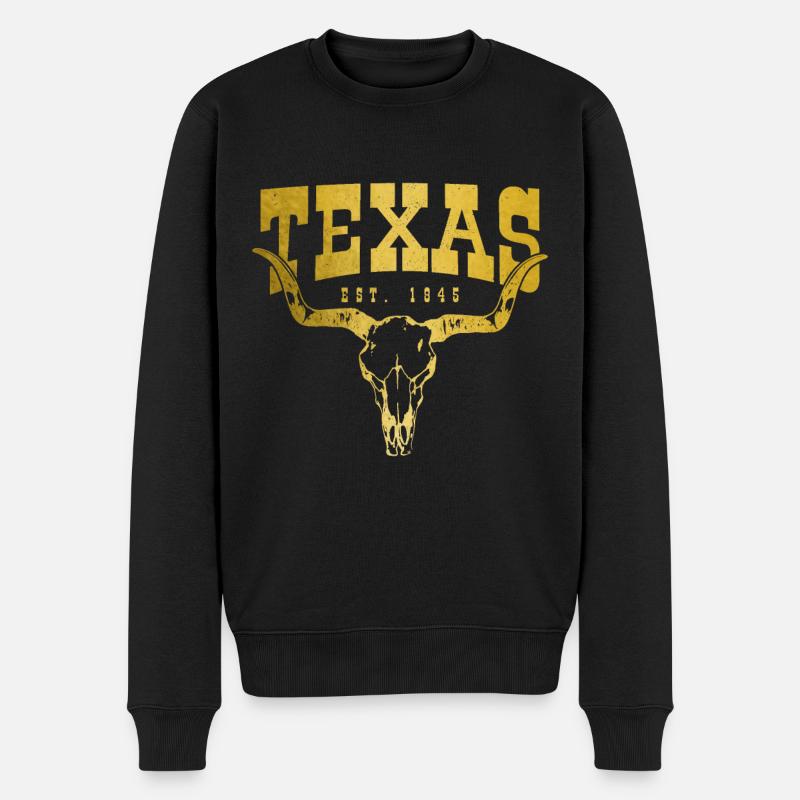 Texas - Pull Premium bio Homme - noir