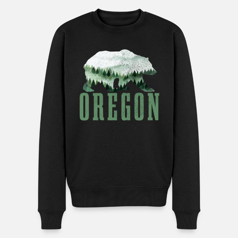 Oregon - Pull Premium bio Homme - noir