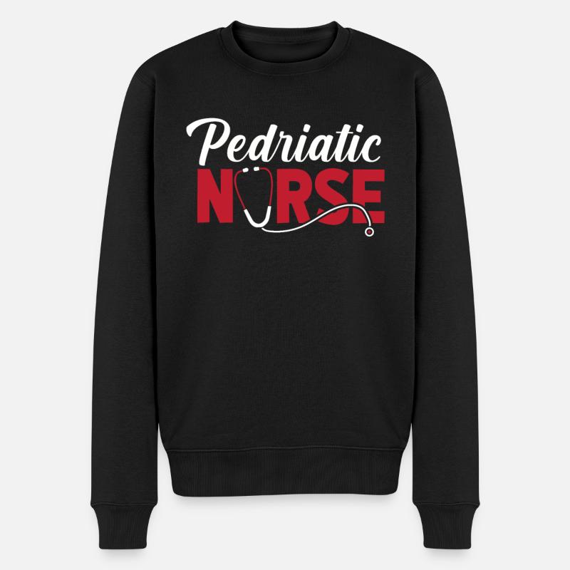 Krankenschwester Infirmière pédiatrique - Pull Premium bio Homme - noir
