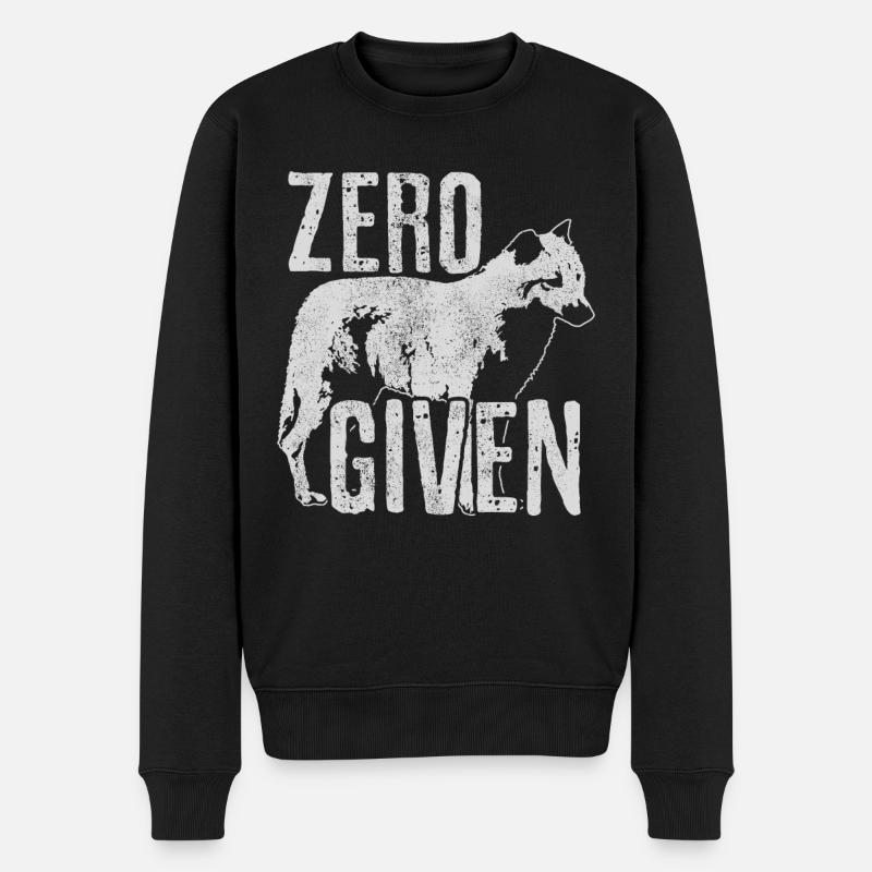Fox Zero Fox Given Funny - Men's Premium Organic Jumper - black