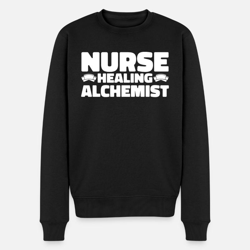 Infirmier - Pull Premium bio Homme - noir