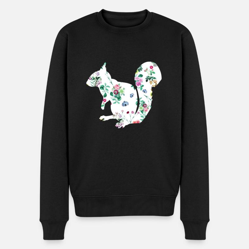 Écureuil - Pull Premium bio Homme - noir