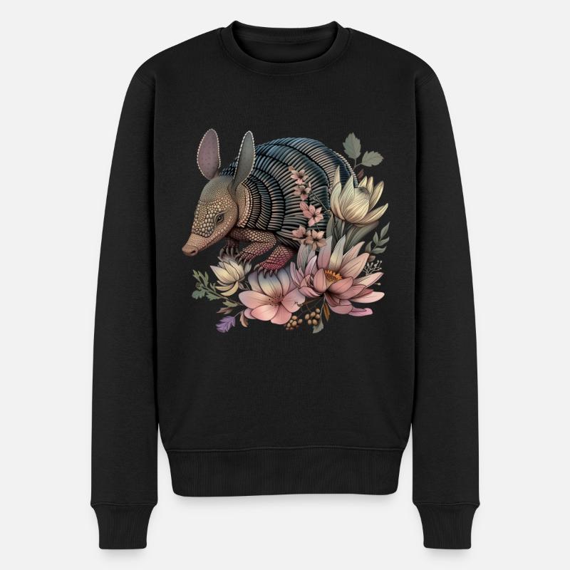 Gürteltier - Männer Premium Bio Pullover - Schwarz