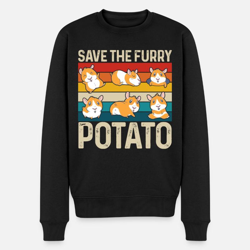 Cobaye - Pull Premium bio Homme - noir