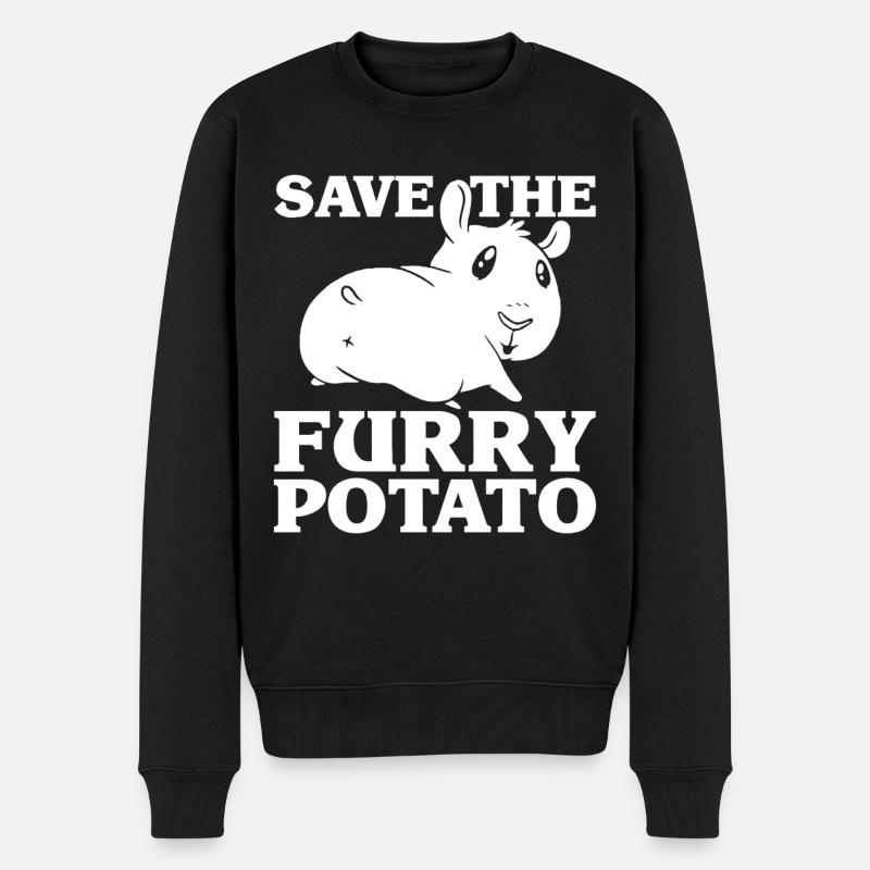 Cobaye - Pull Premium bio Homme - noir