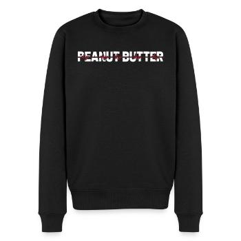 Beurre de cacahuète Ekg Heartbeat - Pull Premium bio Homme - noir - Devant - Nico (187cm)