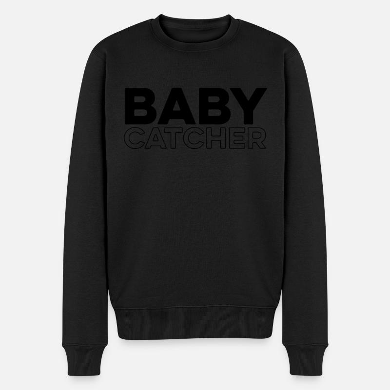 Attrape-bébé infirmière - Pull Premium bio Homme - noir