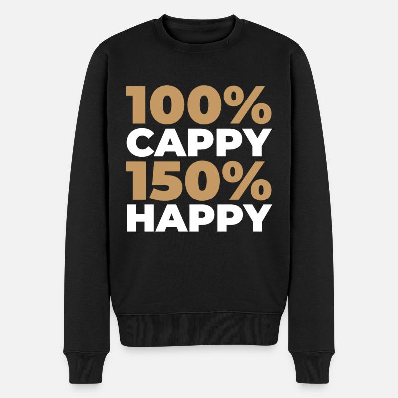 Capybara Wasserschwein - Männer Premium Bio Pullover - Schwarz