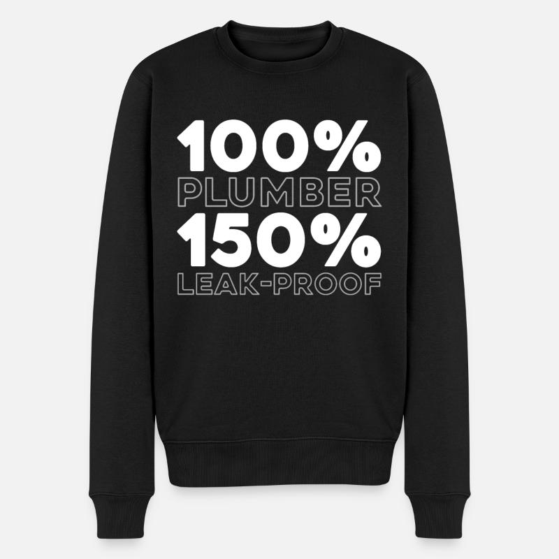 Plombier installateur - Pull Premium bio Homme - noir