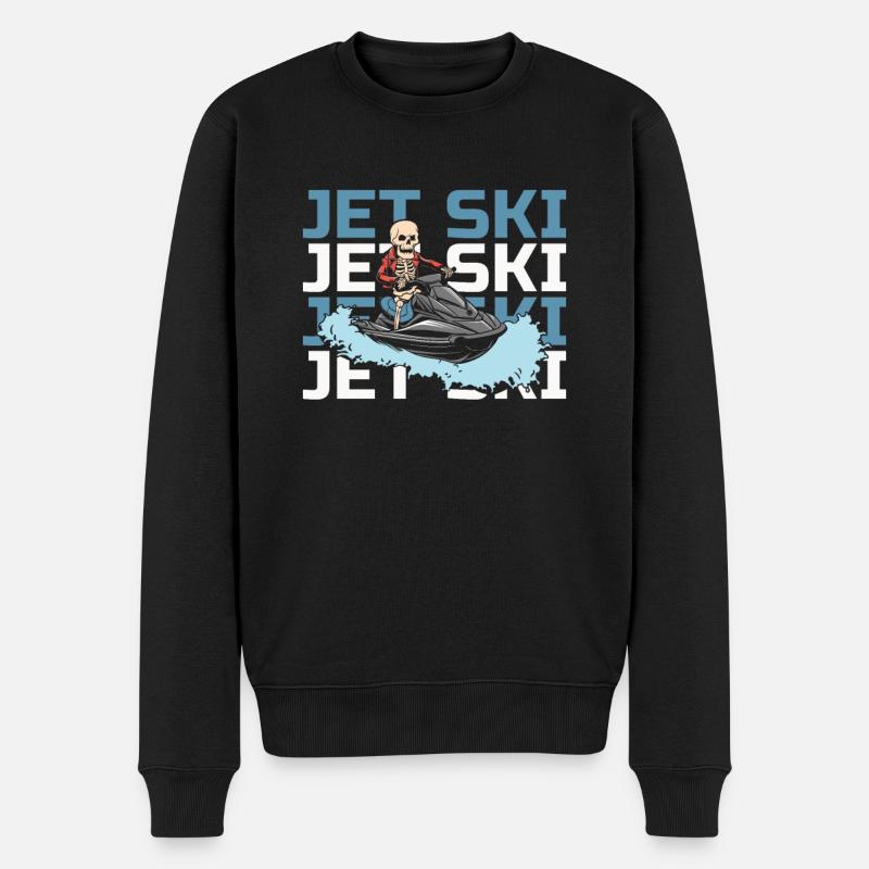 Jet Ski - Pull Premium bio Homme - noir