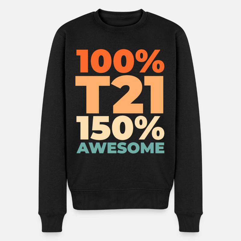 Pilote d’avion - Pull Premium bio Homme - noir